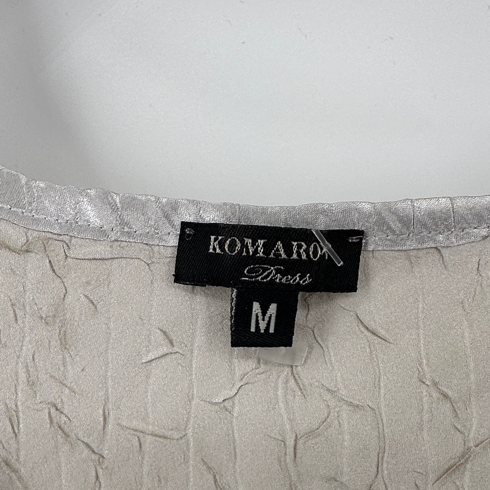 Komarov Asymmetrical Y2K Gradient Fairy Dress in Gray and Black - Picture 2 of 9